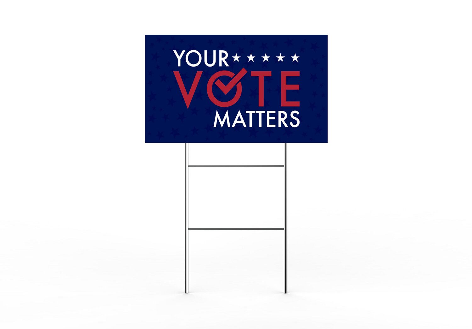 18" x 23.25" Yard Signs with Stakes (Double Sided)