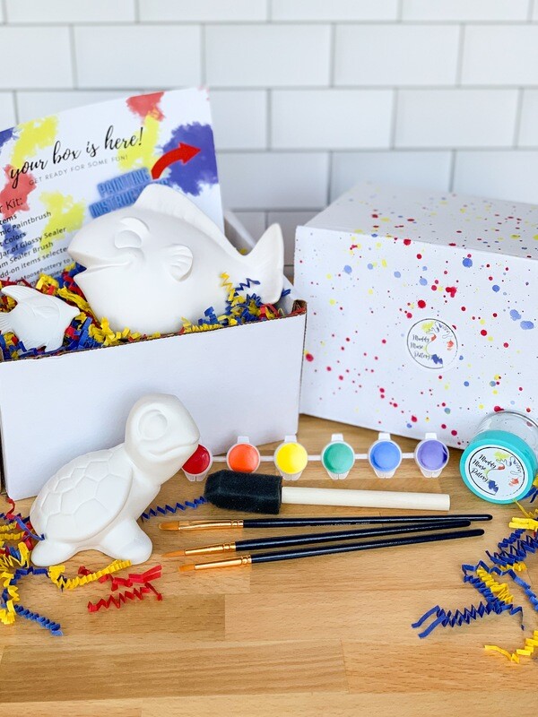 Deluxe Turtle &amp; Fish Art Box