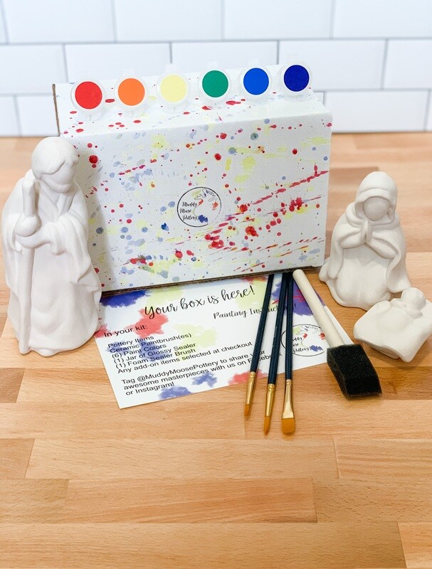 Deluxe Nativity Art Box