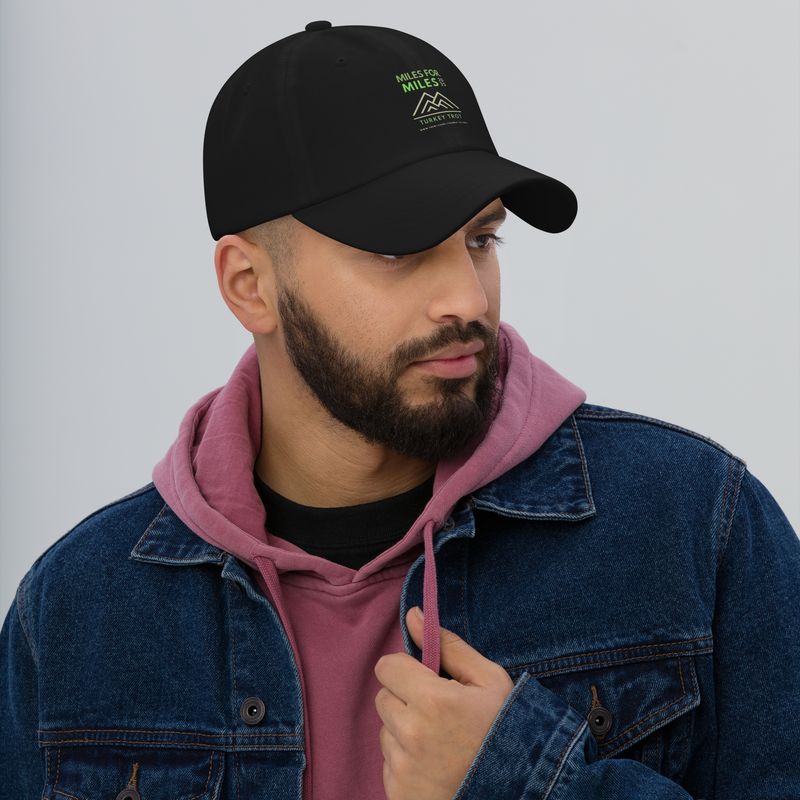 Miles for Miles 2025 Black "Dad Hat"