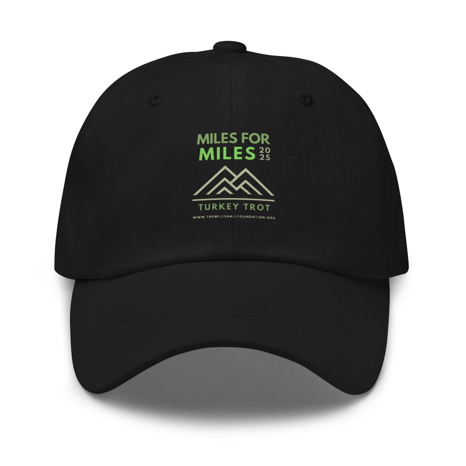 Miles for Miles 2025 Black &quot;Dad Hat&quot;