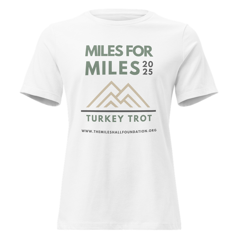 Women's Relaxed T-Shirt: Miles for Miles 2025