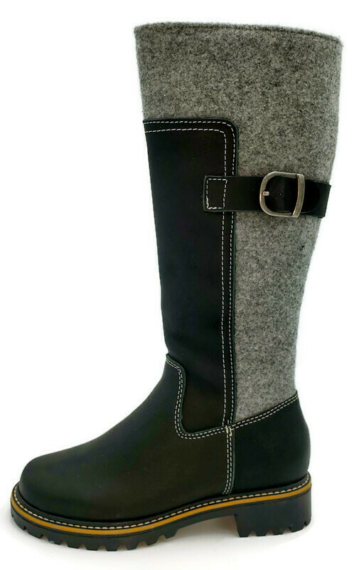 TOE WARMERS NORTHER BLACK BOOTS