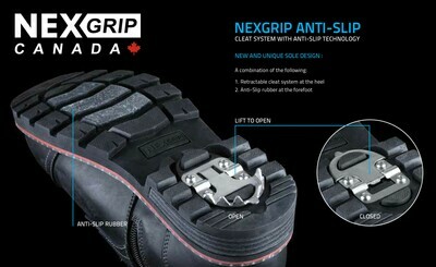 NEXGRIP ICE WHISTLER MENS BOOT BLK