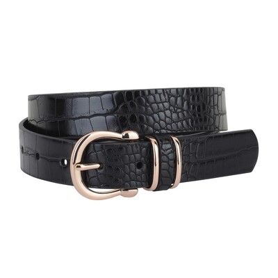 MOST WANTED LEATHER BELT 5096 BLACK