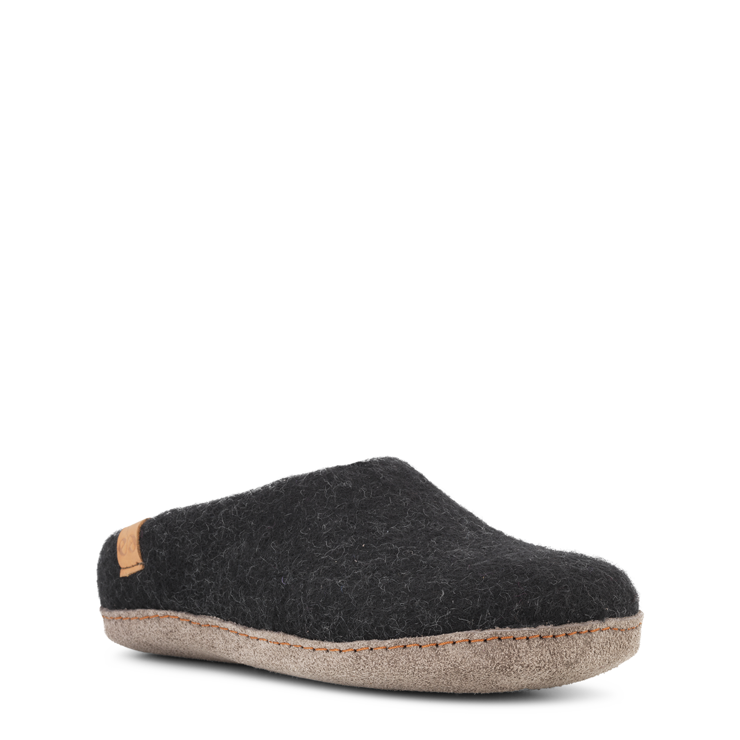 GREEN COMFORT MAKALU SLIP ON LEATH SOLE BLK