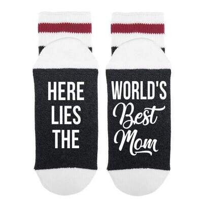 SOCK DIRTY LADIES/HERE LIES THE WORLDS BEST MOM