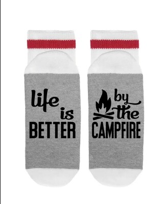 SOCK DIRTY MENS/LIFE IS BETTER AT THE CAMPFIRE