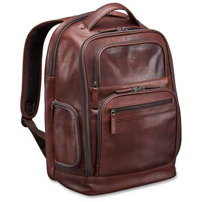 MANCINI LEATHER LAPTOP BACKPACK 99-5472