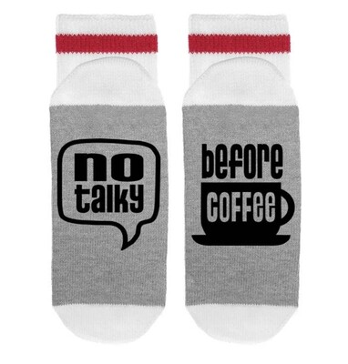 SOCK DIRTY MENS/NO TALKY BEFORE COFFEE