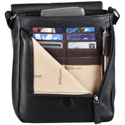 DEREK ALEXANDER SM FULL FLAP ORG BAG 8849