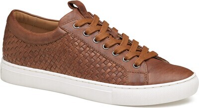J&amp;M BANKS WOVEN LACE TAN  ITALIAN SHEEPSKIN
