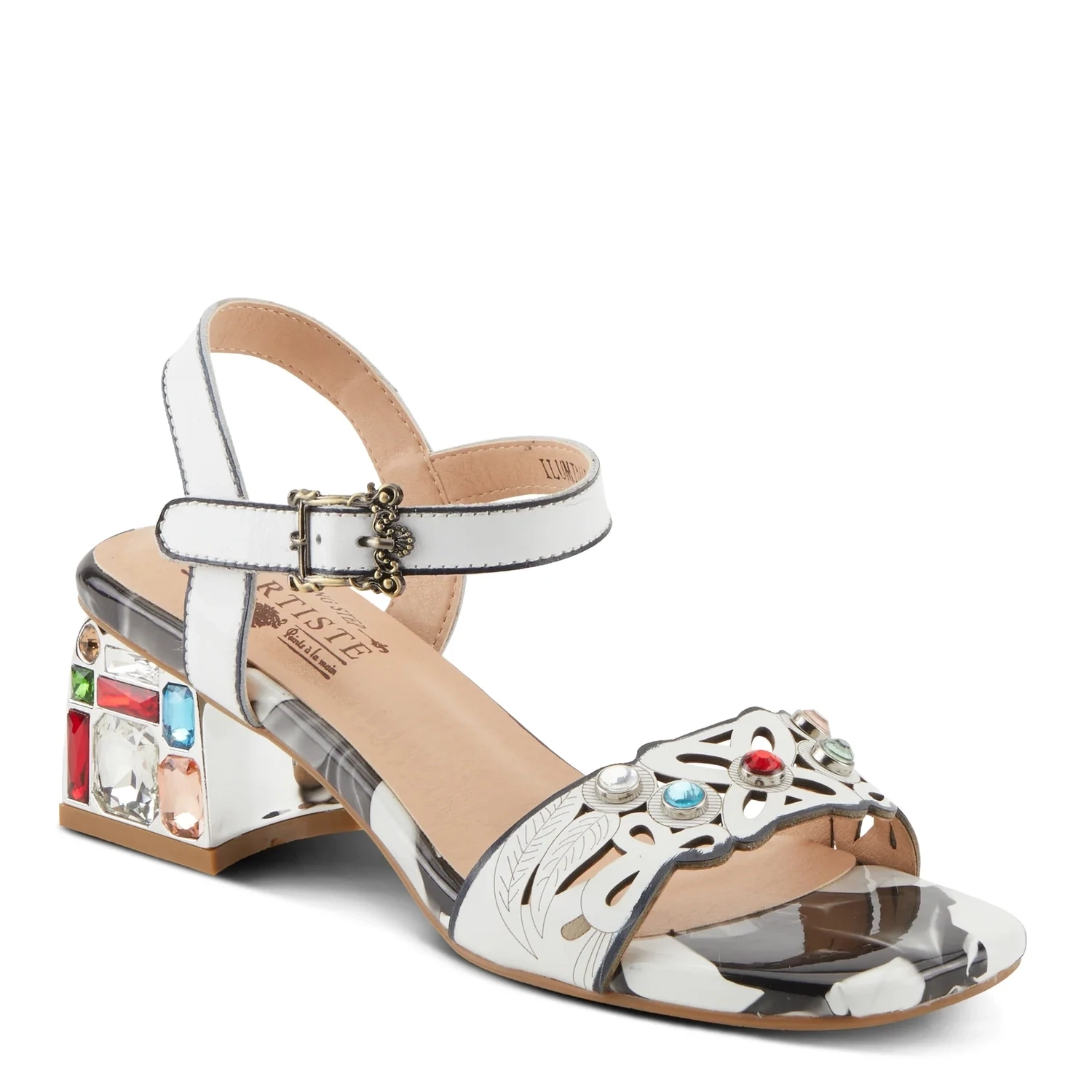 L&#39;ARTISTE ILUMINADA SANDAL WHITE