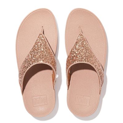 FITFLOP LULU GLITTER ROSE GOLD