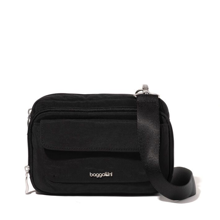 BAGGALLINI DBL ZIP CROSSBODY DBZ864