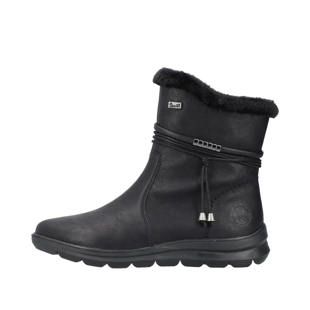 RIEKER ANGELA BOOT BLACK Z0070-00