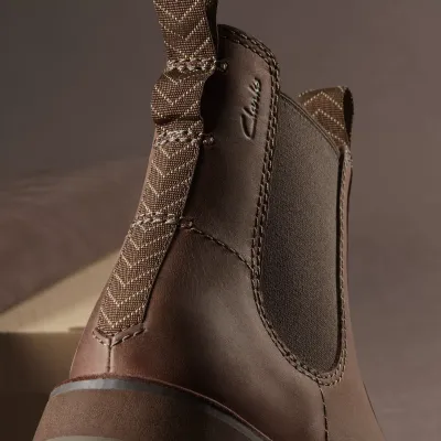 CLARKS SOLSBURY BOOT BROWN
