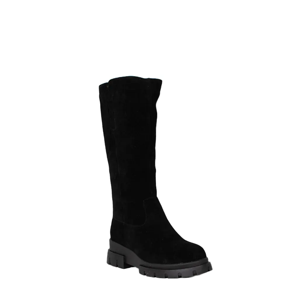 VALDINI TALL BOOT BLK