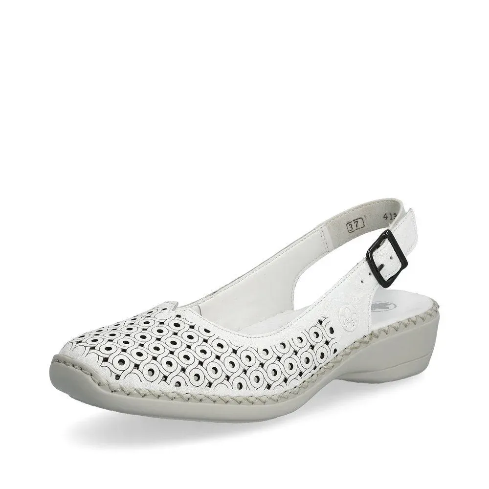 RIEKER DORIS SANDAL 41350 WHITE