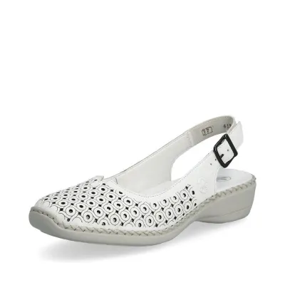 RIEKER DORIS SANDAL 41350 WHITE