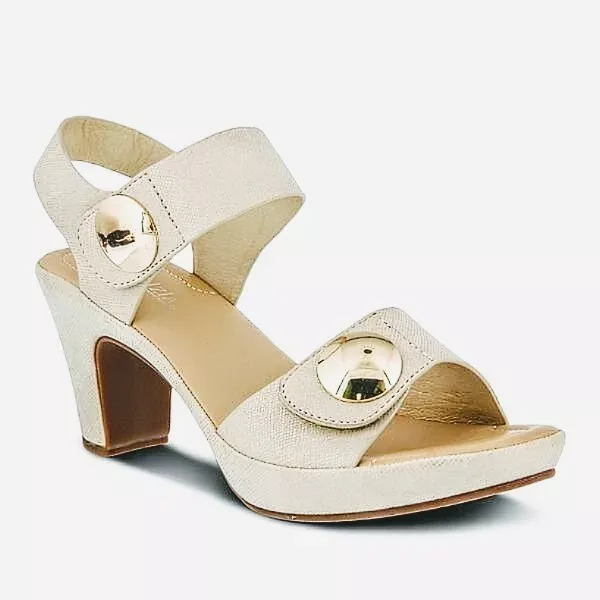 PATRIZIA DADE HEEL SANDAL BONE