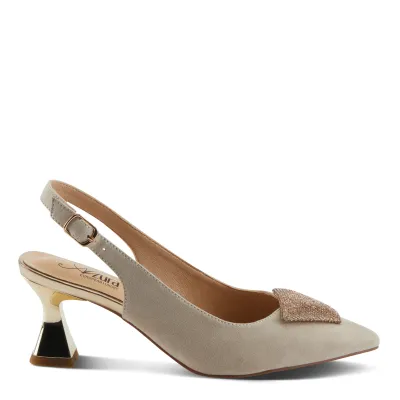 AZURA BLINGITON HEEL BEIGE