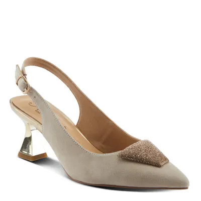 AZURA BLINGITON HEEL BEIGE