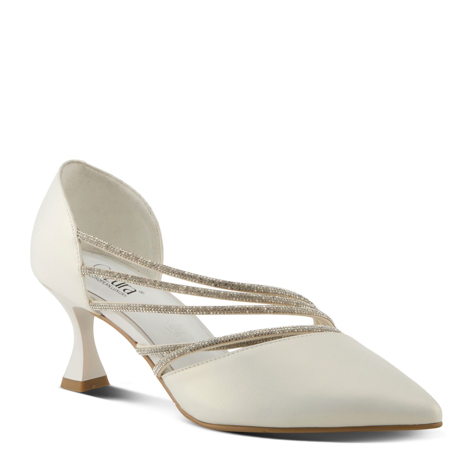 AZURA CLASSICHEEL SPARKLE WHITE