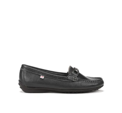 FLUCHOS  LADIES MOC BRUNI BLK