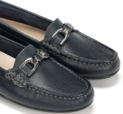 FLUCHOS  LADIES MOC BRUNI BLK