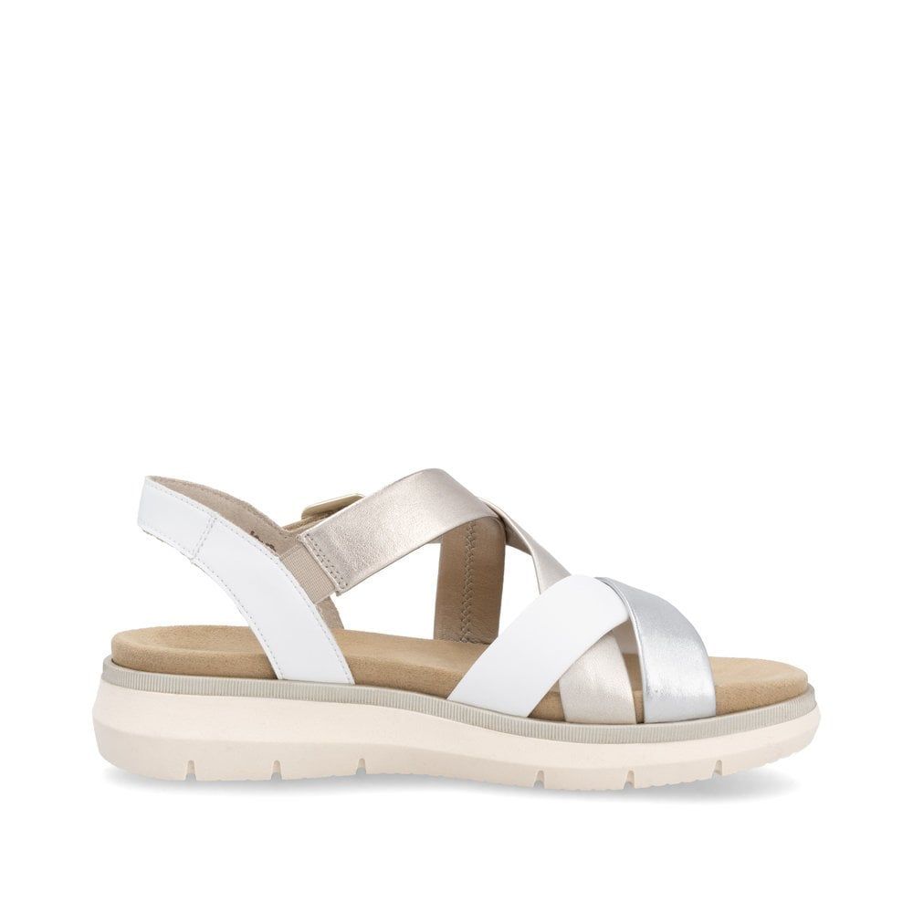 RMONTE SANDALS WHITE/GOLD D2K53-91