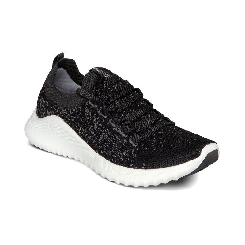 AETREX CARLY EASY SLIP ON BLK