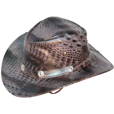 IGI FINESSE LAETHER HAT  CROCO 2678