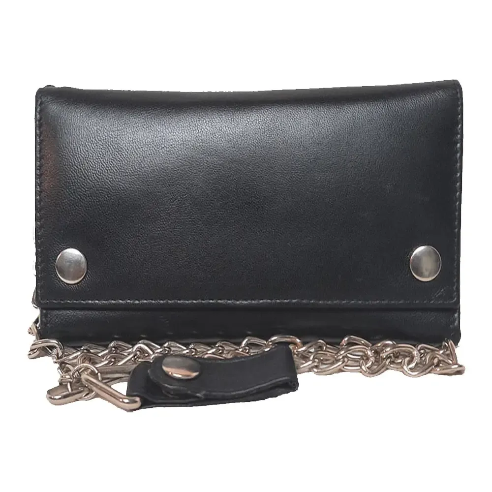 IGI FAUX LEATHER 3 FOLD WALLET WITH CHAIN 4795