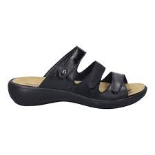 JOSEF SIEBEL IBIZA 10 3 STRAP SANDAL BLK