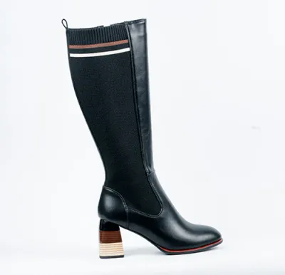 LE TALL BOOT STRETCHY GXH21 BLK