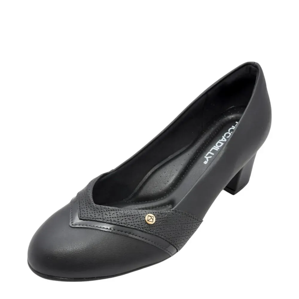 PICCADILLY STRETCHY PUMP 110186 BLK