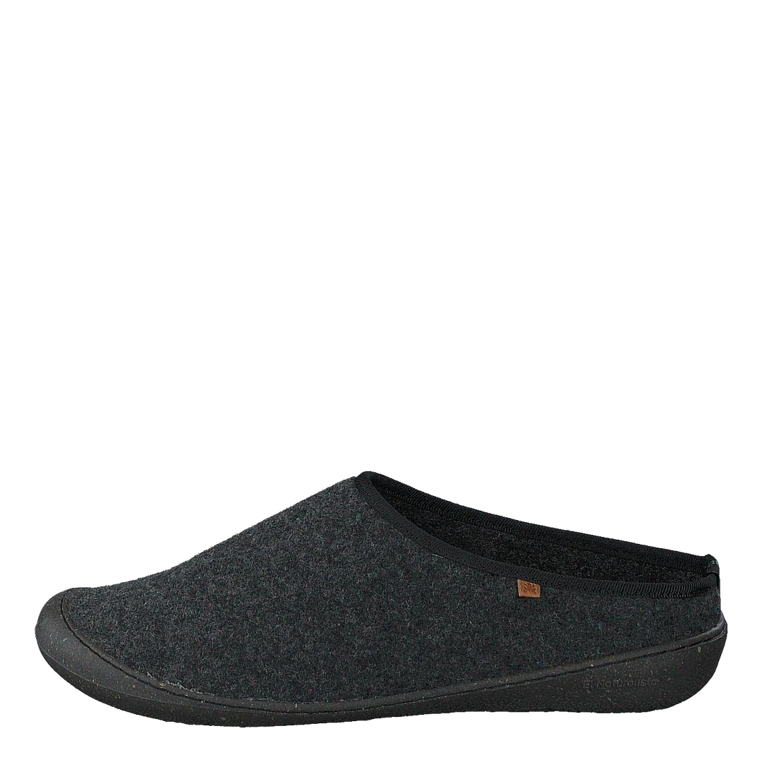 NATURALISTA WOOL SLIPPER BLK