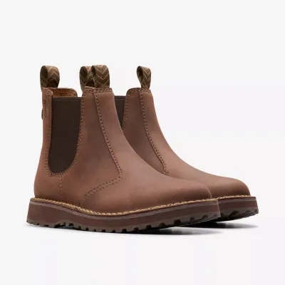 CLARKS SOLSBURY BOOT BROWN