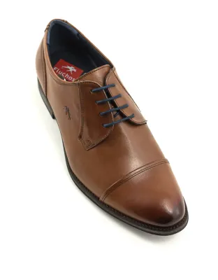 FLUCHOS MENS CAPPED TOE 8412 BRN