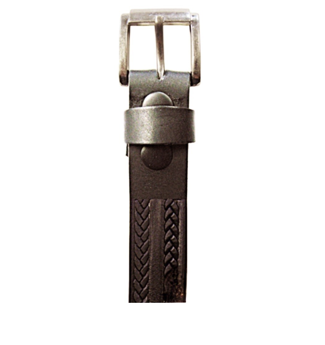 LABELLE LEATHER BELT 205 1 1/8 BRN 