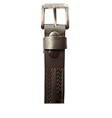 LABELLE LEATHER BELT 205 1 1/8 BRN 