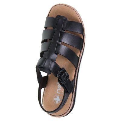 RIEKER REGINA SANDAL BLK  7904-00