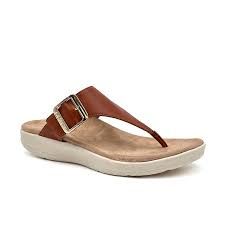 AETREX  DONNA THONG COGNAC