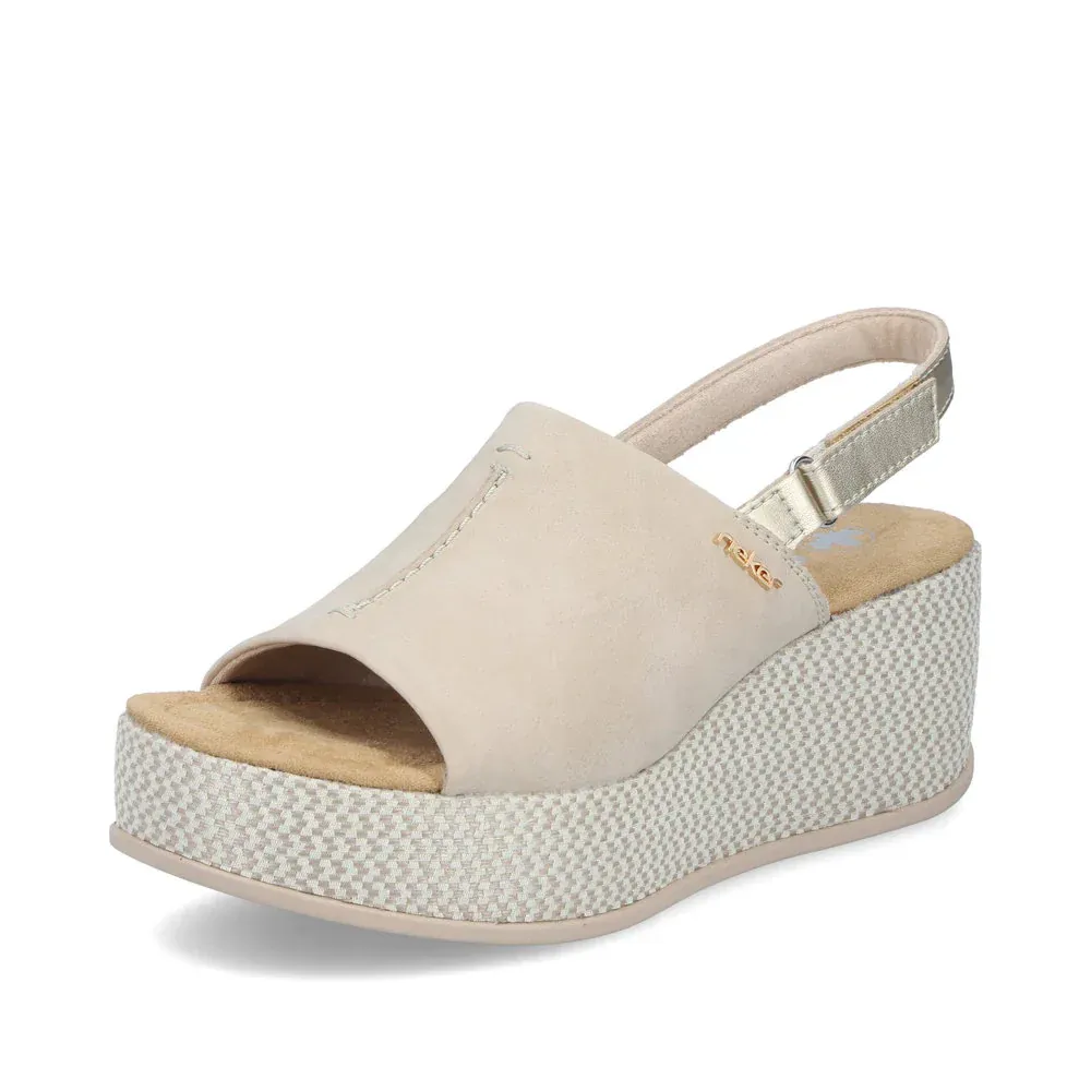RIEKER ROSE WEDGE SANDAL 69460-62