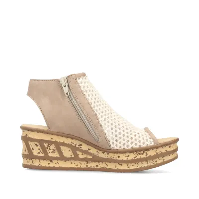 RIEKER ROSE WEDGE SANDAL 68180-60
