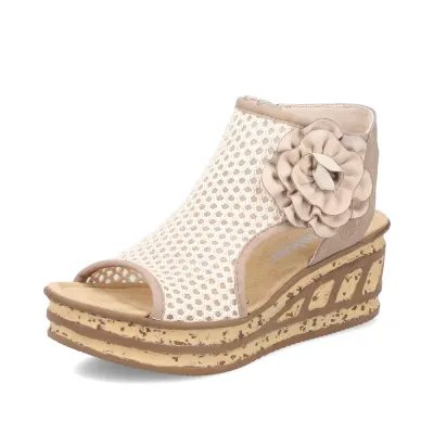 RIEKER ROSE WEDGE SANDAL 68180-60