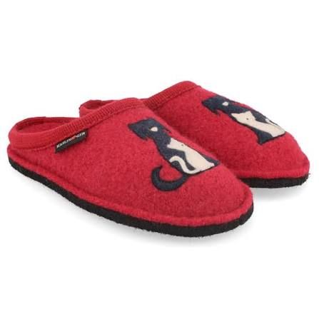 HAFLINGER CANEGATTO SLIPPER RED