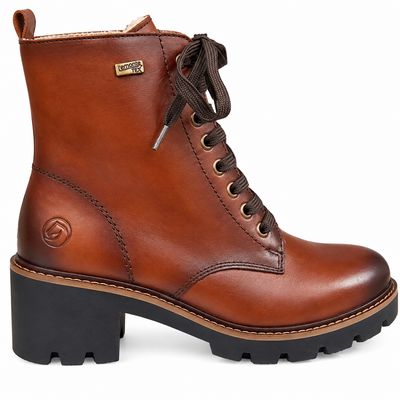 RIEKER SHORT BOOT D0A81-24 BRN