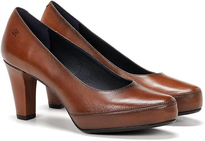 DORKING BLESA  HEEL COGNAC